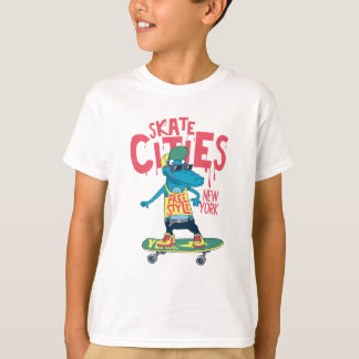 CAMISETA CIUDADES DE SKATE