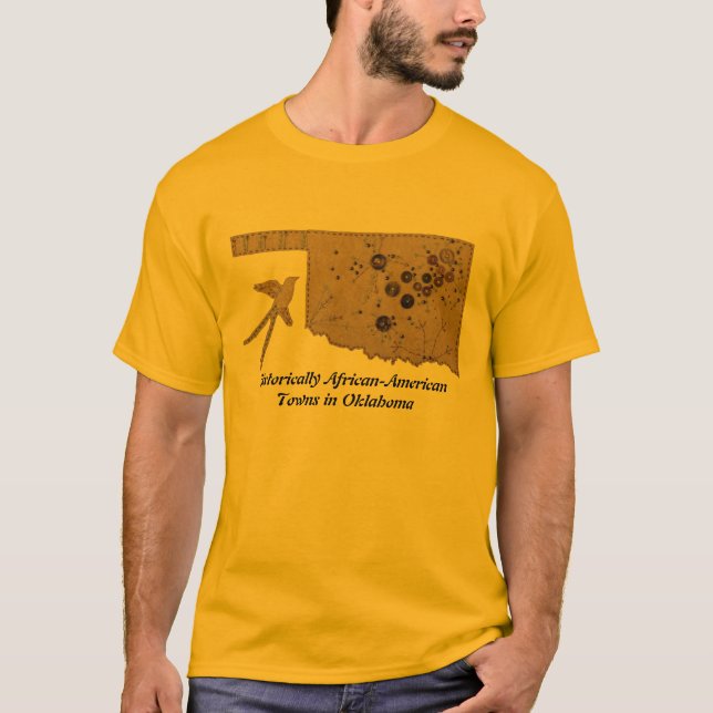 Camiseta Ciudades históricamente afroamericanas en Oklahoma (Anverso)