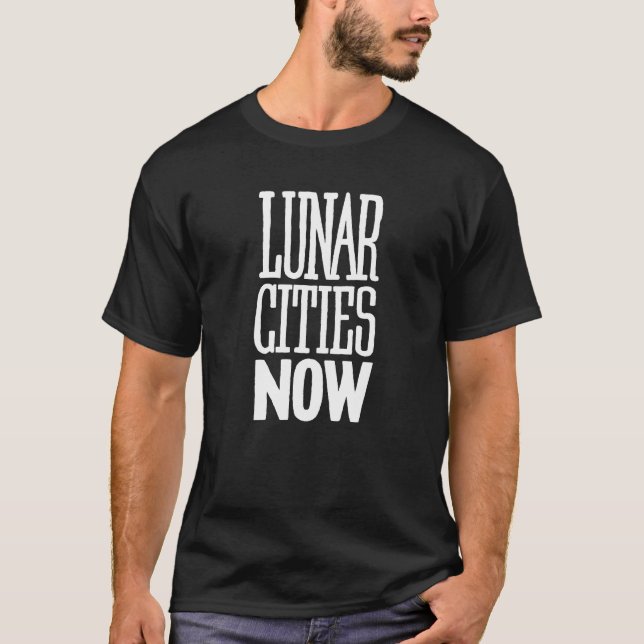 Camiseta Ciudades lunares ahora (Anverso)