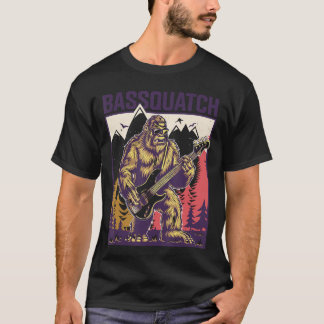 Camiseta CJs Cryptid Sasquatch Bass Guitar Gifts Bassquatch