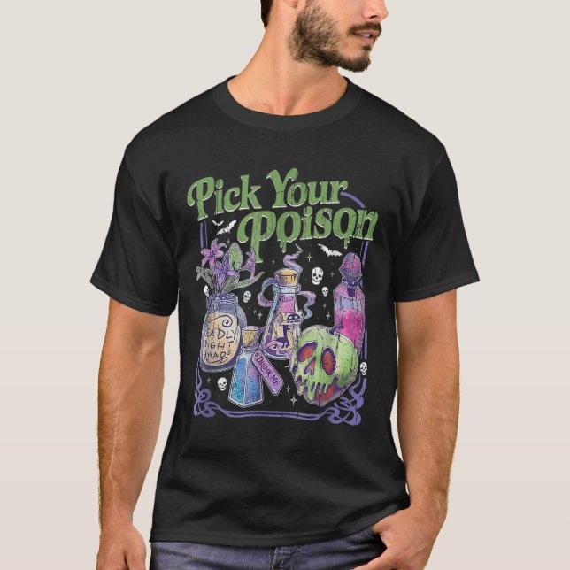 Camiseta Ck Your Ison Halloween Botellas de Tion (Anverso)