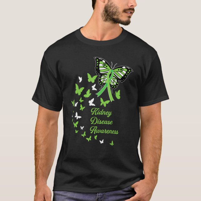 Camiseta Ckd Sensibilización sobre Enfermedades Renales Rib (Anverso)