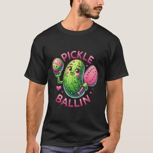 Camiseta Ckle Ballin Cute Ckleball Women Girls Ckleball Lov (Anverso)