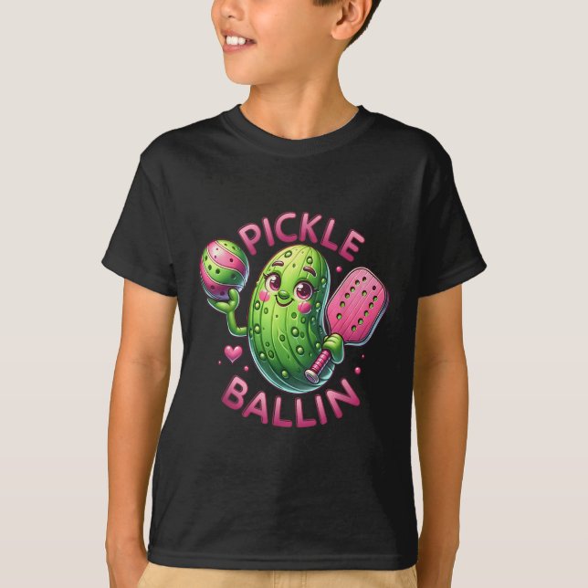Camiseta Ckle Ballin Cute Ckleball Women Girls Ckleball Lov (Anverso)