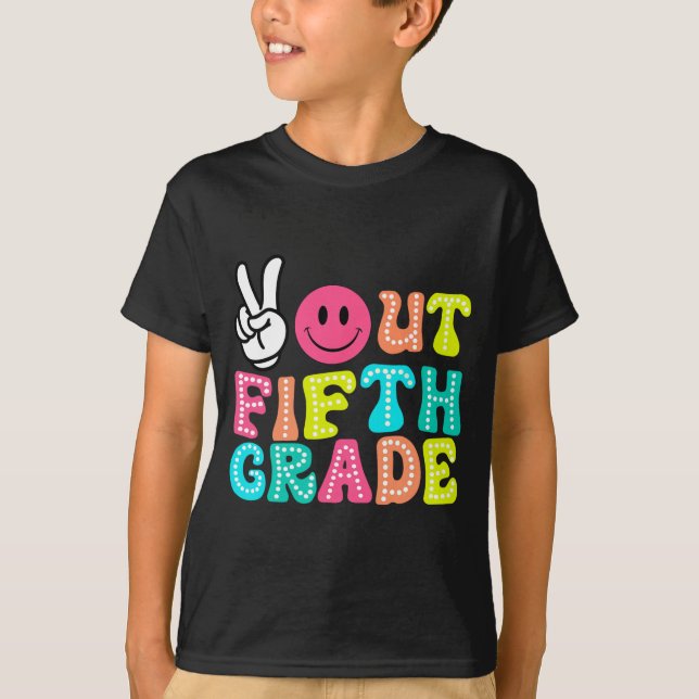 Camiseta Cl 2024 De 5º Grado Último Día De Educación (Anverso)