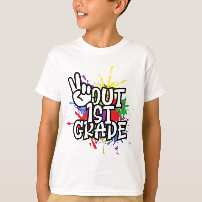 Camiseta Cl De Primer Grado De 2023 - Feliz Último Día (Anverso)