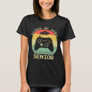 Camiseta Cl Of 2021 Cute Graduation Gift Video Game Gamer 1