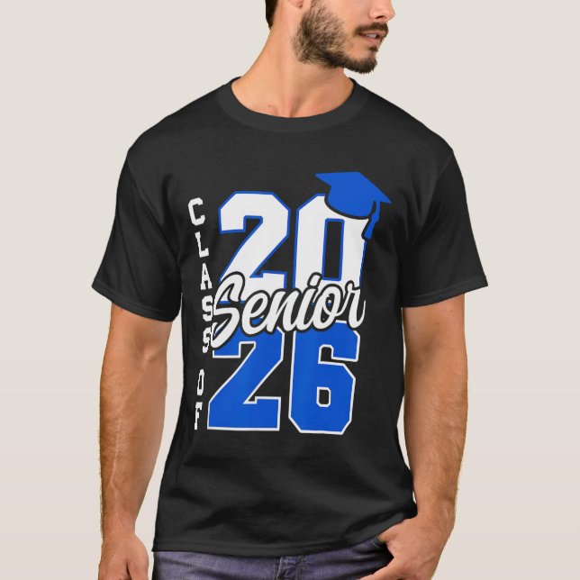 Camiseta Cl Of 2026 Senior 2026 Back To School 2025 Graduat (Anverso)