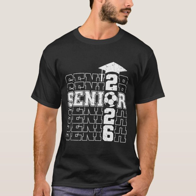 Camiseta Cl Of 2026 Senior 2026 Soccer Seniors Graduation  (Anverso)