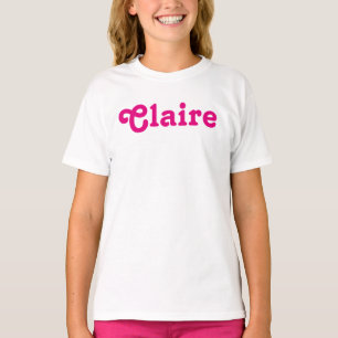Camiseta Claire, Chicas de ropa