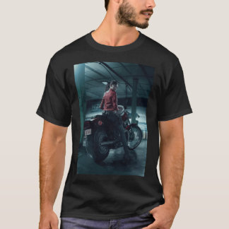 Camiseta Claire Redfield Resident Evil 2 Moto Bicicleta