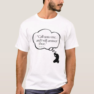 Camiseta “Clama a mí, y yo te responderé.” — Jeremías