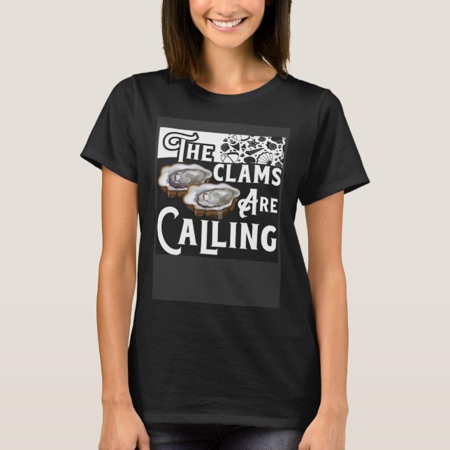 Camiseta Clamando la protección del mar Clam Digging Razor  (Anverso)
