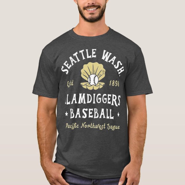 Camiseta Clamdiggers de Seattle - Washington (Anverso)
