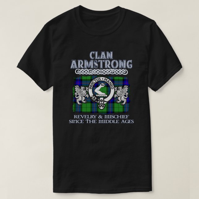 Camiseta Clan Armstrong escudo Clanes escoceses (Diseño del anverso)