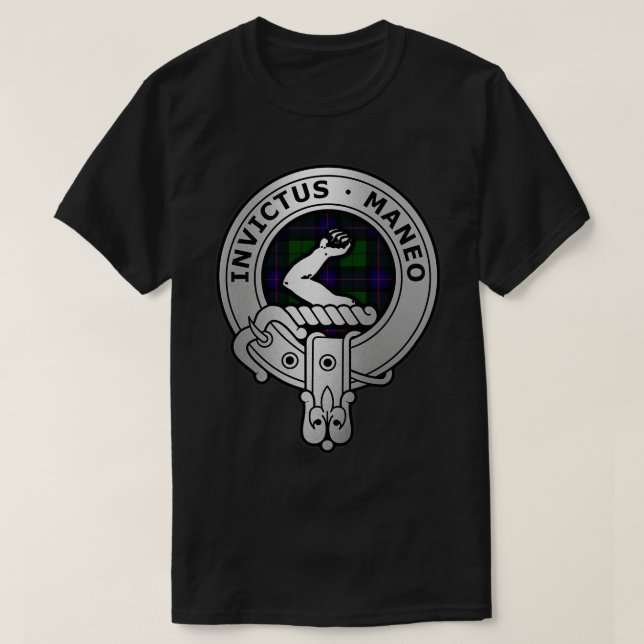 Camiseta Clan Armstrong Escudo Tartán 2 (Diseño del anverso)