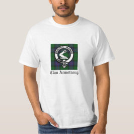 Camiseta Clan Armstrong Family Crest y Tartán T-Shirt