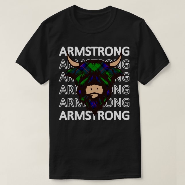 Camiseta Clan Armstrong Hairy Coo (Diseño del anverso)