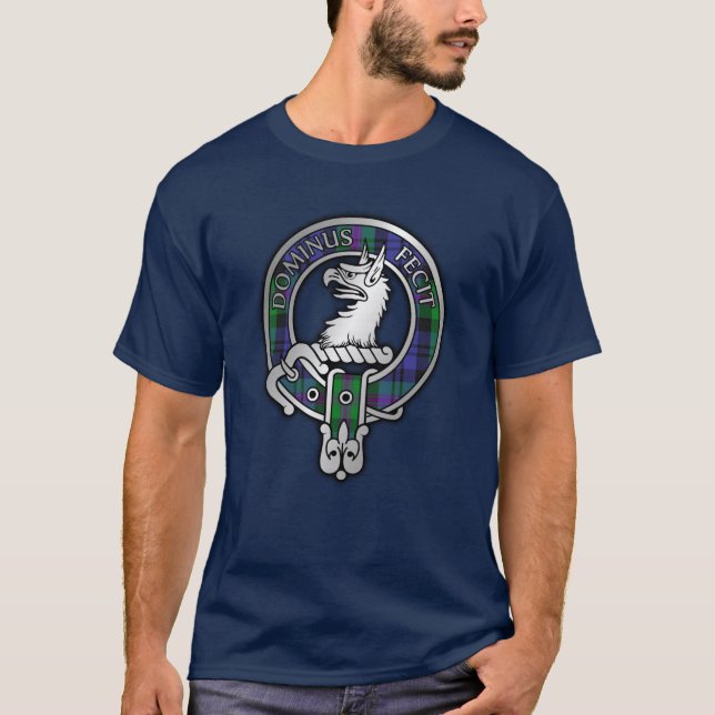 Camiseta Clan Baird Escudo y Tartan T-Shirt (Anverso)
