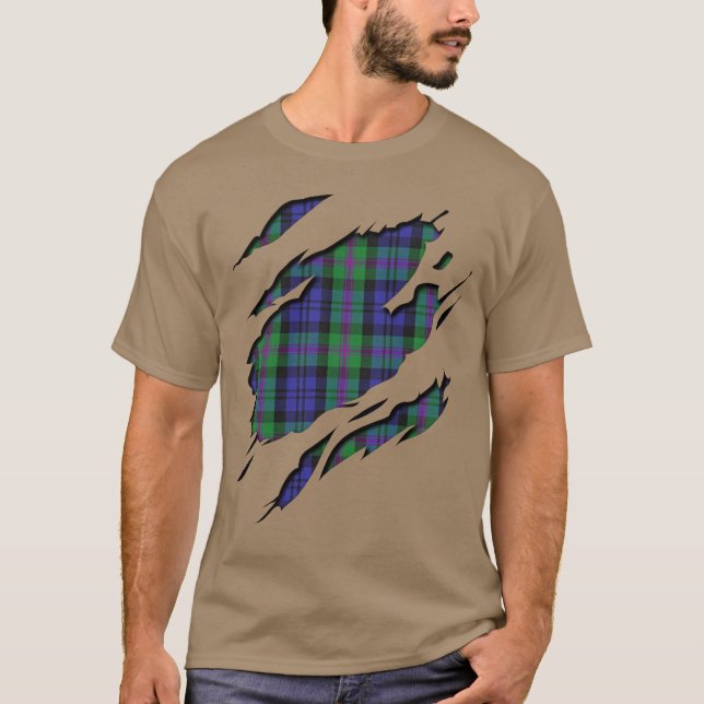 Camiseta Clan Baird Tartan Plaid Effects (Anverso)