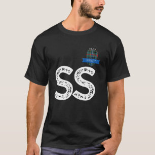 Camiseta Clan Bissett S y la letra S Matanza familiar