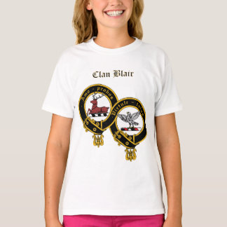 Camiseta Clan Blair Escudo con el nombre del Chica Ruffle T