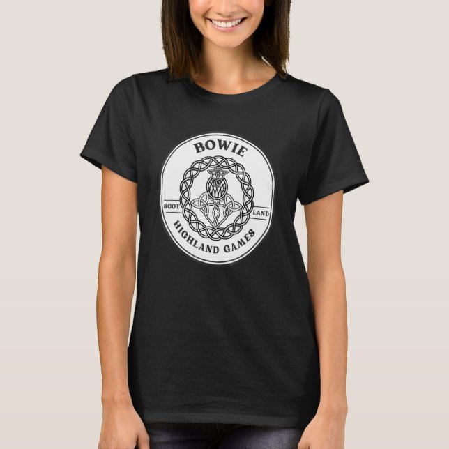 Camiseta Clan Bowie Scottish Thistle Highland Games (Anverso)