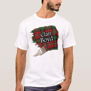 Camiseta Clan Boyd Scottish Tartan Paint Shirt