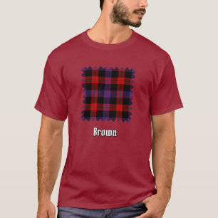Camiseta Clan Brown Tartan