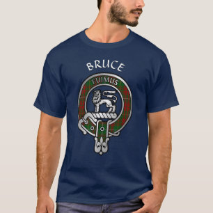 Camiseta Clan Bruce Escudo y Hunting Tartan T-Shirt