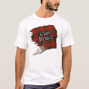 Camiseta Clan Bruce Scottish Tartan Paint Shirt