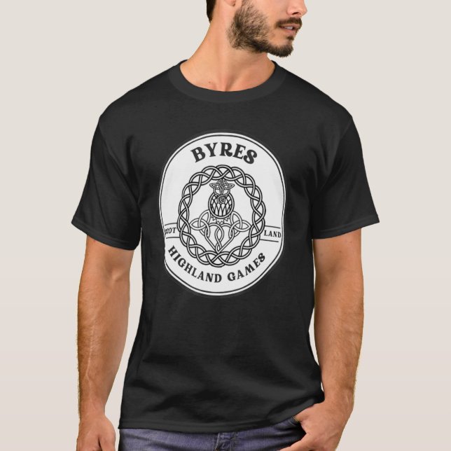 Camiseta Clan Byres Scottish Thistle Highland Games (Anverso)