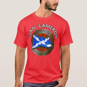 Camiseta Clan Cameron Escudo Tartan Knot