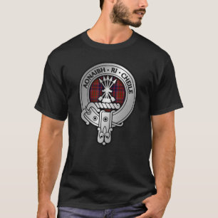 Camiseta Clan Cameron Escudo y Lochiel Tartán