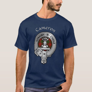 Camiseta Clan Cameron Escudo y Tartán