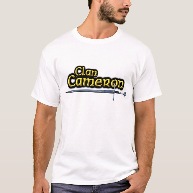 Camiseta Clan Cameron inspiró a Escocia (Anverso)