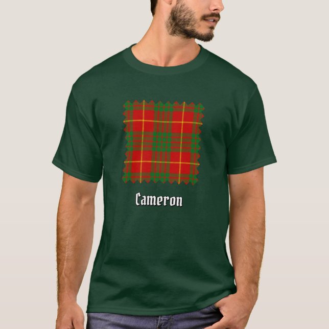 Camiseta Clan Cameron Tartan (Anverso)