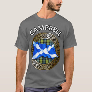 Camiseta Clan Campbell Escudo Tartan Knot