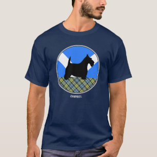 Camiseta Clan Campbell Tartan & Scottie T-Shirt
