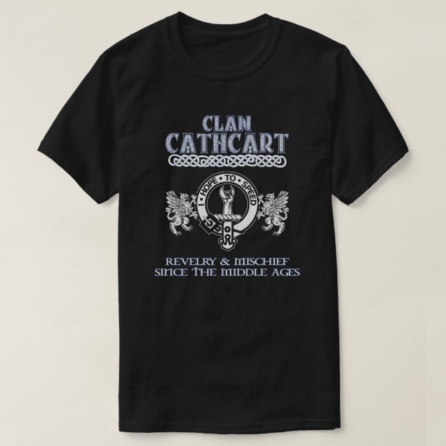 Camiseta Clan Cathcart escudo Clans Escoceses (Diseño del anverso)
