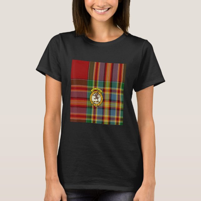 Camiseta Clan Chattan Escudo escocés y Tartán (Anverso)