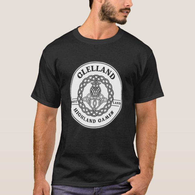 Camiseta Clan Clelland Scottish Thistle Highland Games (Anverso)