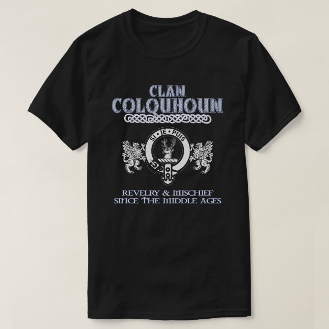 Camiseta Clan Colquhoun escudo Clanes escoceses Surna escoc (Diseño del anverso)