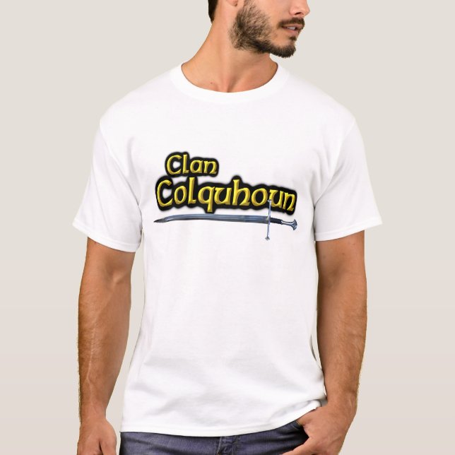 Camiseta Clan Colquhoun inspiró a Escocia (Anverso)