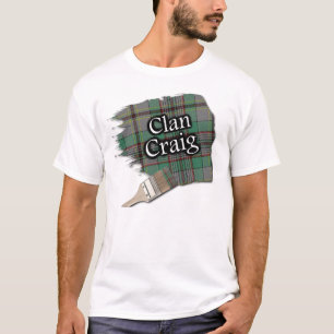 Camiseta Clan Craig Scottish Tartan Paint Shirt