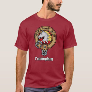 Camiseta Clan Cunningham Escudo por Tartán