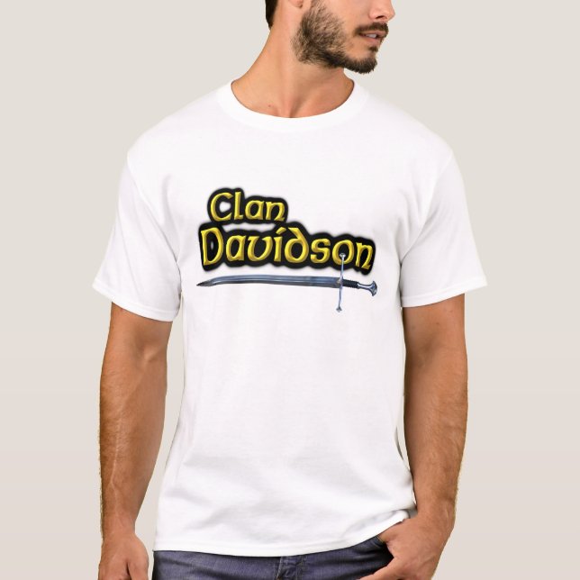 Camiseta Clan Davidson inspiró a Escocia (Anverso)