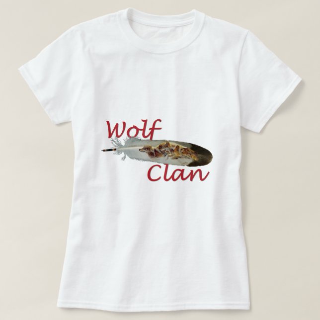 Camiseta Clan del lobo (Diseño del anverso)