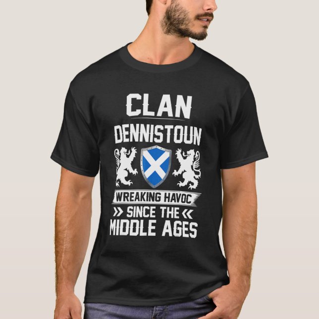 Camiseta Clan Deninstoun Escocia Clan Escocia (Anverso)