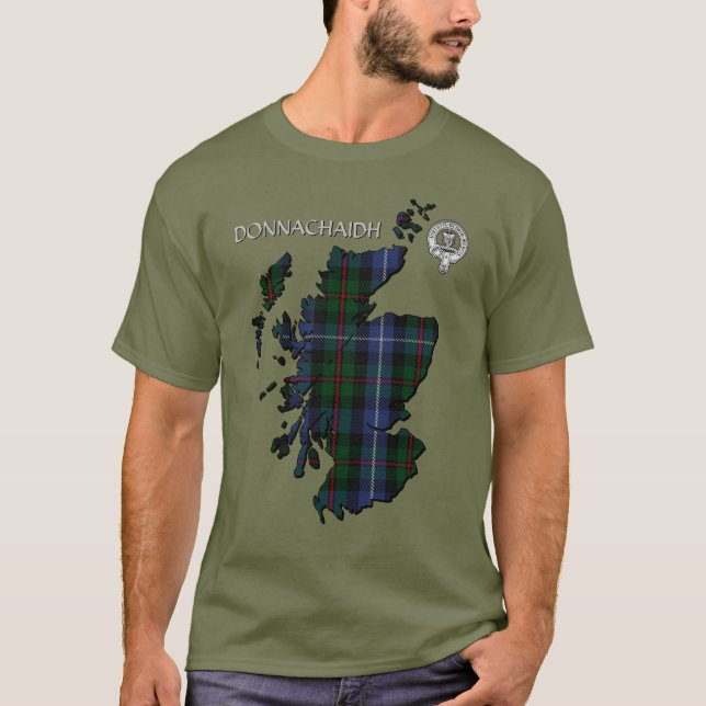 Camiseta Clan Donnachaidh (Robertson) Escudo /Hunting Tartá (Anverso)